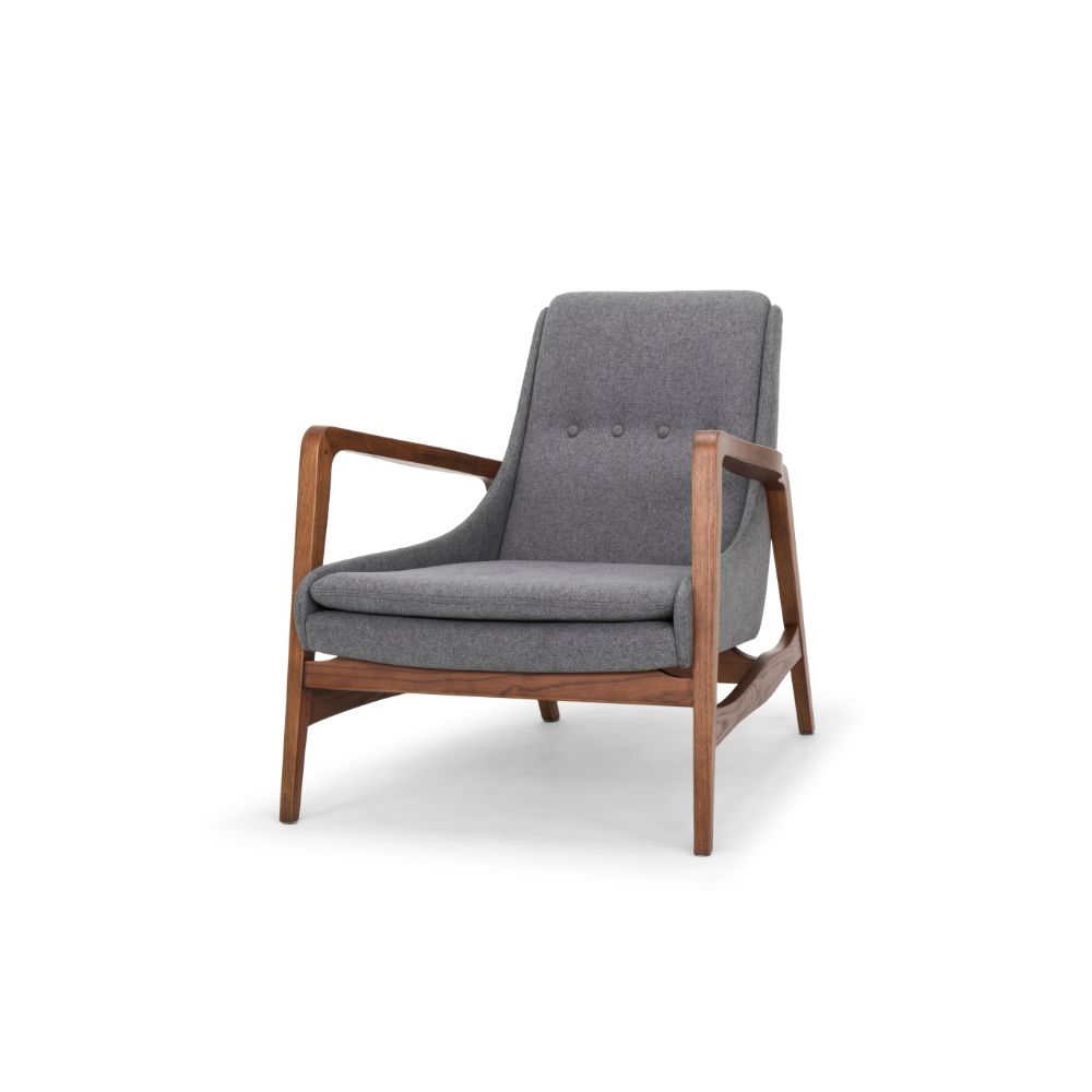 Nuevo HGSC302 ENZO OCCASIONAL CHAIR in SHALE GREY